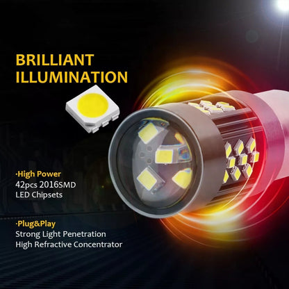 12V 7W Continuous Car LED Fog Light, 1 Pair H7, 1 Pair H11