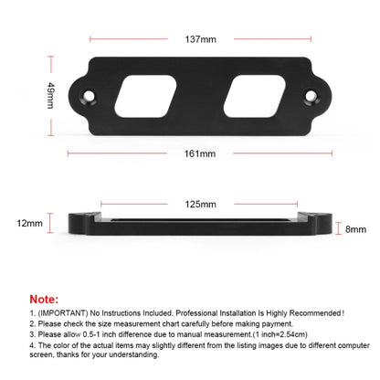Car Aluminum Alloy Battery Fixing Bracket for Honda Civic 1988-2000