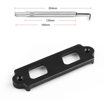 Car Aluminum Alloy Battery Fixing Bracket for Honda Civic 1988-2000