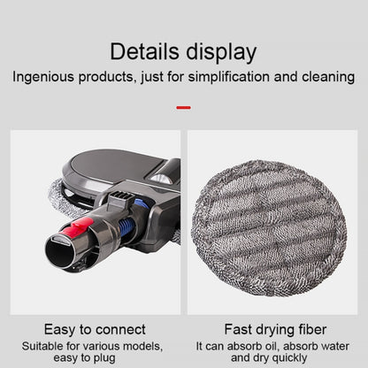 X001 Vacuum Cleaner Electric Mop Cleaning Head with Water Tank, For Dyson V6, For Dyson V7 / V8 / V10 / V11