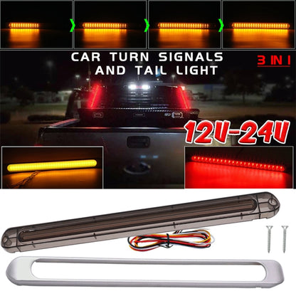 2 PCS 72LEDs Two-color Brake Turn Tail Light