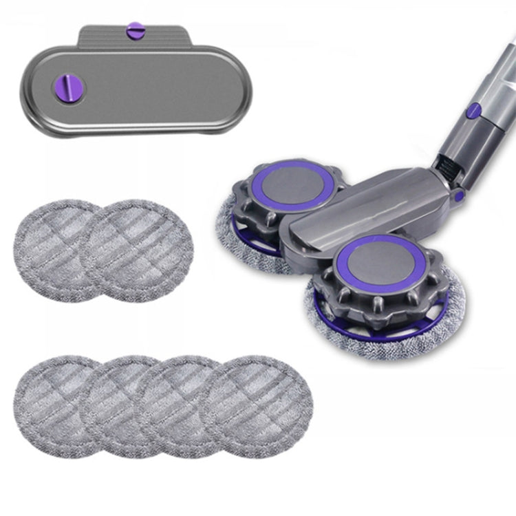 X003 Vacuum Cleaner Electric Mop Cleaning Head with Water Tank, For Dyson V6, For Dyson V7 / V8 / V10 / V11