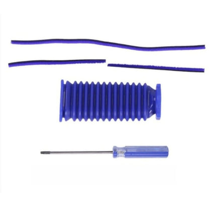 Soft Velvet Floor Brush Hose Strips For Dyson V7 / V8 / V10 / V11, 3 in 1 Velvet Strip Hose, 2 in 1 Velvet Strip