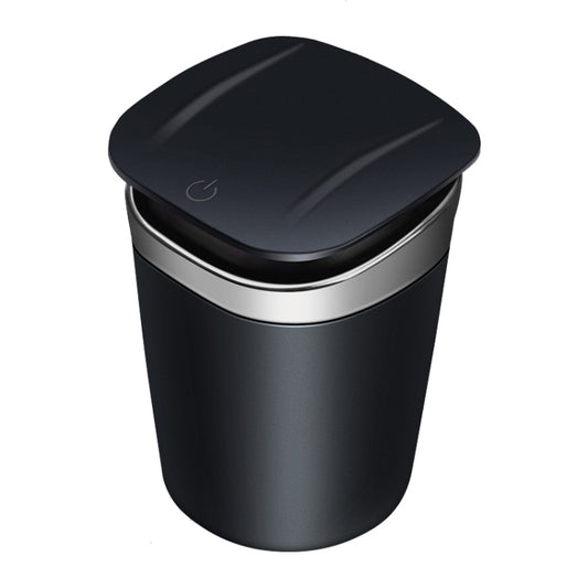 Car Portable Metal Ashtray Built-in LED, Portable Silver, Portable Red, Portable Black