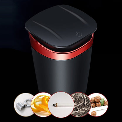 Car Portable Metal Ashtray Built-in LED, Portable Silver, Portable Red, Portable Black