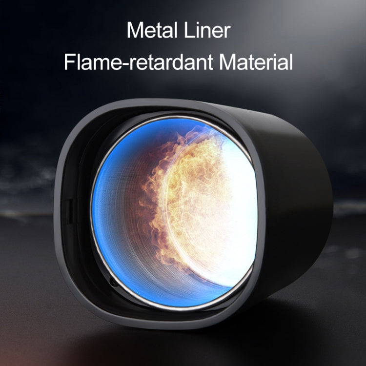 Car Portable Metal Ashtray Built-in LED, Portable Red, Portable Black, Portable Silver