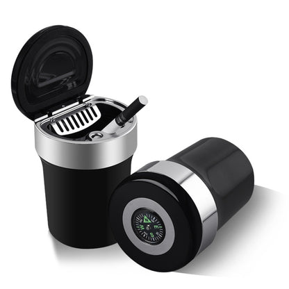 Car Compass Ashtray Built-in LED, Car Compass Ashtray
