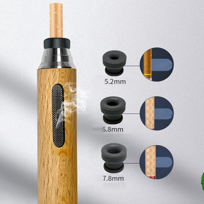 Car Ashtray Portable Lazy Cigarette Holder, Timber Log