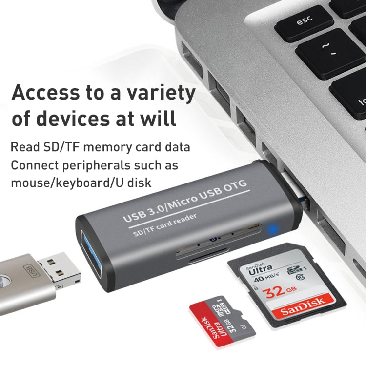 ADS-102 USB Multi-function OTG Card Reader, ADS-102