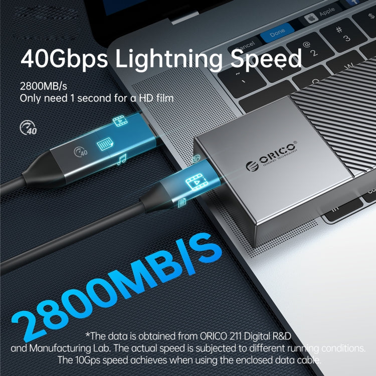 ORICO 10Gbps USB3.1 Gen2 Type-C M.2 NVMe SSD Enclosure