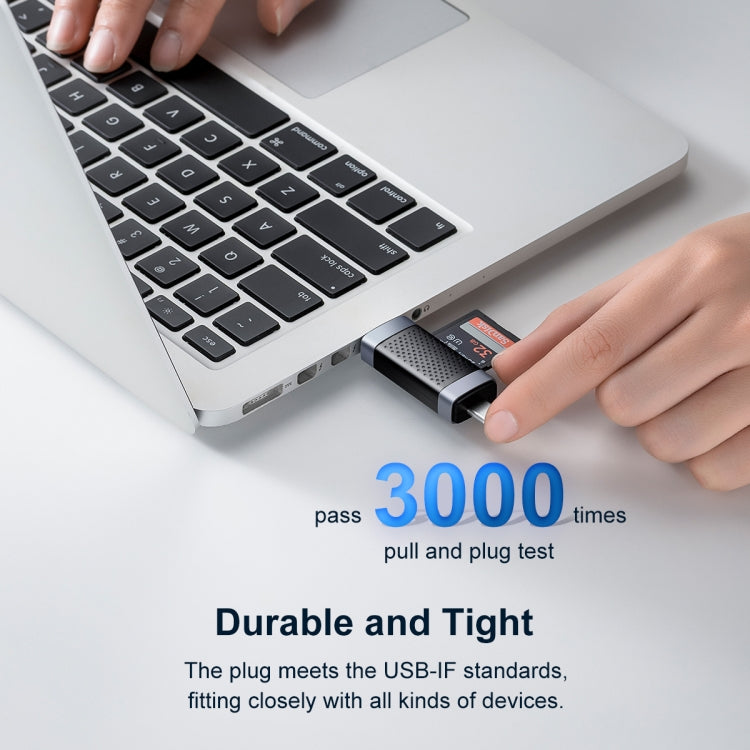 ORICO CS2D-A3 TF/SD Dual Port USB-A3.0 Single Read Card Reader, CS2D-A3
