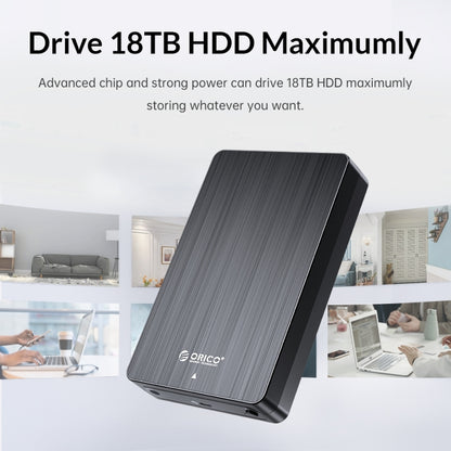 ORICO HM25C3 2.5 inch USB3.1 Gen1 Type-C Hard Drive Enclosure, EU Plug, US Plug, UK Plug, AU Plug