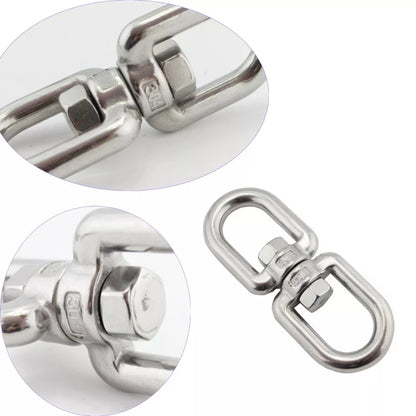 8mm 304 Stainless Steel Universal Rotating Ring, 4mm, 5mm, 6mm, 8mm, 10mm