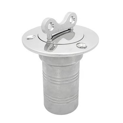 Stainless Steel Yacht Universal Fuel Filler, 1-1/2 inch, 2 inch