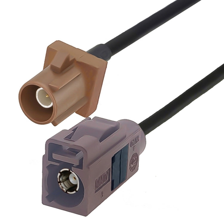 20cm Fakra F Male to Fakra F Female Extension Cable, Fakra F Male to Fakra F Female