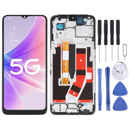 LCD Screen and Digitizer Full Assembly with Frame, For Realme C35 RMX3511, For Realme C31 RMX3501, For TCL 30E / 30 SE, For OPPO A57 5G