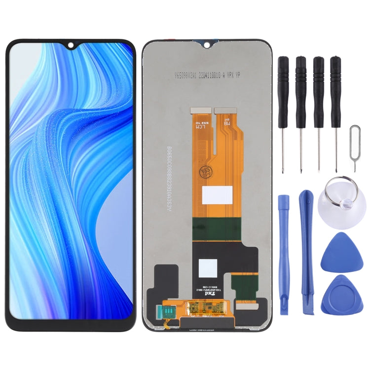 Original LCD Screen and Digitizer Full Assembly, For Meizu 18s, For Realme V20