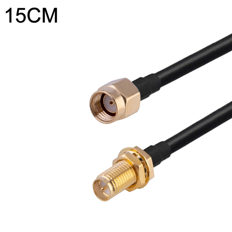 RG174 RF Coaxial Adapter Cable, Length: 15cm, 15cm RP-SMA Male to RP-SMA Female, 15cm RP-SMA Male to RP-SMA Male, 15cm RP-SMA Male to SMA Female, 15cm RP-SMA Male to SMA Male, 15cm SMA Male to SMA Female, 15cm SMA Male to RP-SMA Female...