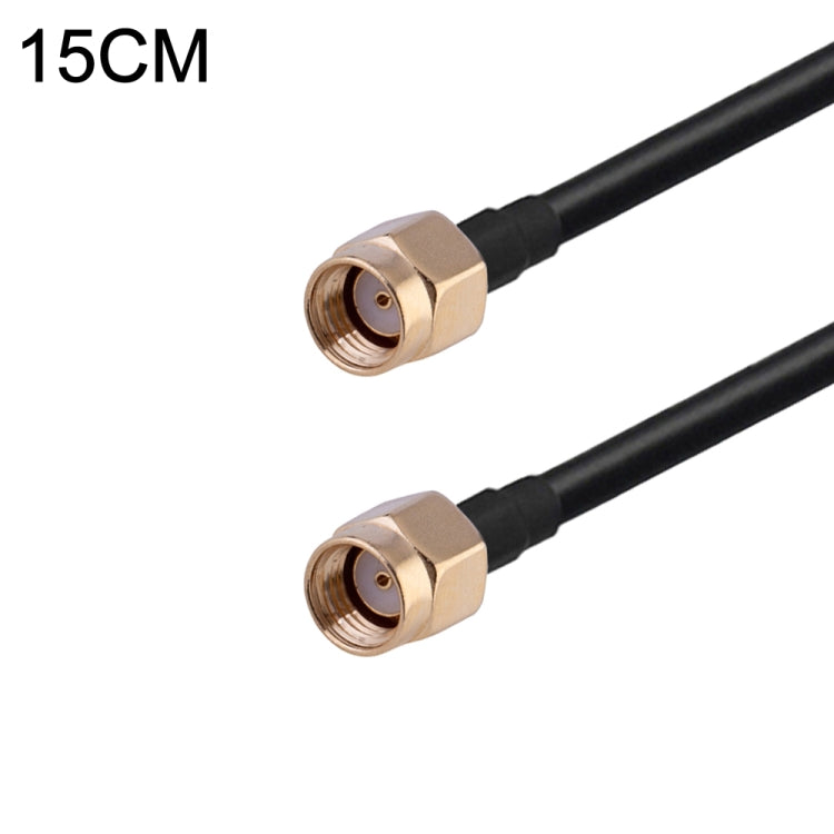 RG174 RF Coaxial Adapter Cable, Length: 15cm, 15cm RP-SMA Male to RP-SMA Female, 15cm RP-SMA Male to RP-SMA Male, 15cm RP-SMA Male to SMA Female, 15cm RP-SMA Male to SMA Male, 15cm SMA Male to SMA Female, 15cm SMA Male to RP-SMA Female...