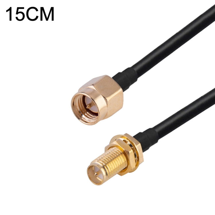 RG174 RF Coaxial Adapter Cable, Length: 15cm, 15cm RP-SMA Male to RP-SMA Female, 15cm RP-SMA Male to RP-SMA Male, 15cm RP-SMA Male to SMA Female, 15cm RP-SMA Male to SMA Male, 15cm SMA Male to SMA Female, 15cm SMA Male to RP-SMA Female...