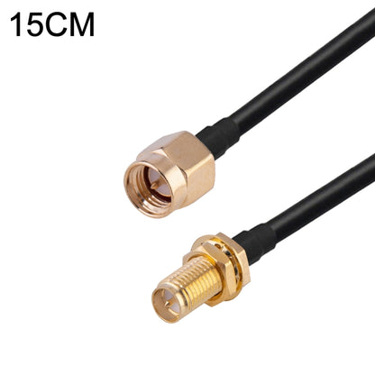 RG174 RF Coaxial Adapter Cable, Length: 15cm, 15cm RP-SMA Male to RP-SMA Female, 15cm RP-SMA Male to RP-SMA Male, 15cm RP-SMA Male to SMA Female, 15cm RP-SMA Male to SMA Male, 15cm SMA Male to SMA Female, 15cm SMA Male to RP-SMA Female...