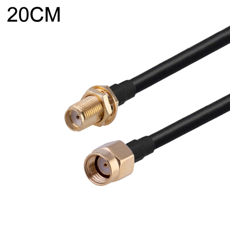 RG174 RF Coaxial Adapter Cable, Length: 20cm, 20cm RP-SMA Male to RP-SMA Female, 20cm RP-SMA Male to RP-SMA Male, 20cm RP-SMA Male to SMA Female, 20cm RP-SMA Male to SMA Male, 20cm SMA Male to SMA Female, 20cm SMA Male to RP-SMA Female...