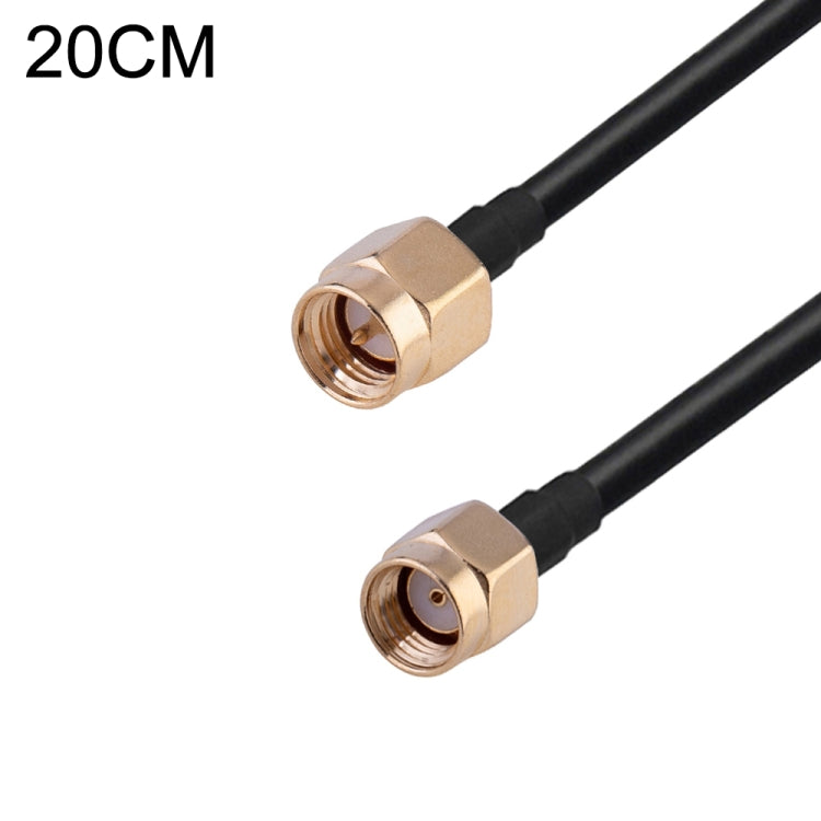 RG174 RF Coaxial Adapter Cable, Length: 20cm, 20cm RP-SMA Male to RP-SMA Female, 20cm RP-SMA Male to RP-SMA Male, 20cm RP-SMA Male to SMA Female, 20cm RP-SMA Male to SMA Male, 20cm SMA Male to SMA Female, 20cm SMA Male to RP-SMA Female...