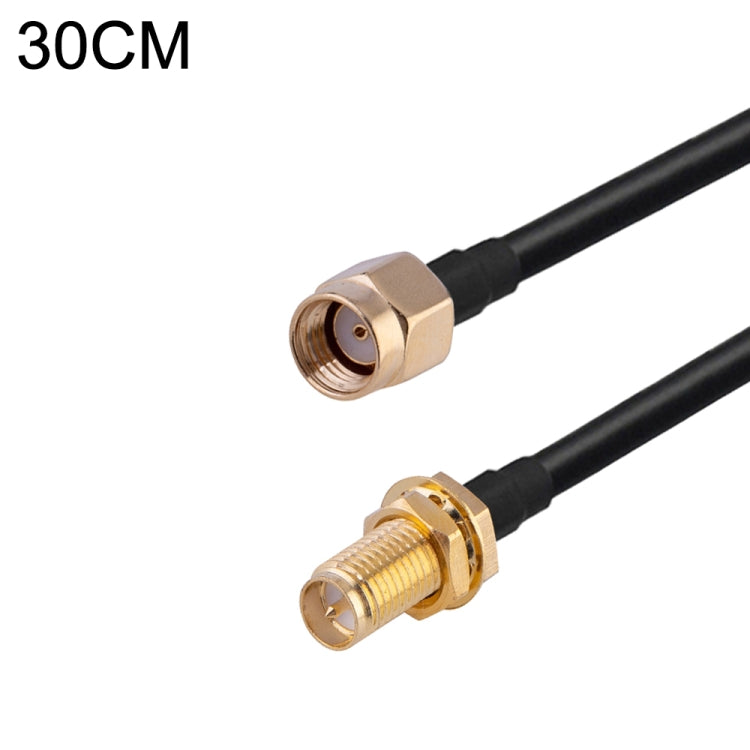 RG174 RF Coaxial Adapter Cable, Length: 30cm, 30cm RP-SMA Male to RP-SMA Female, 30cm RP-SMA Male to RP-SMA Male, 30cm RP-SMA Male to SMA Female, 30cm RP-SMA Male to SMA Male, 30cm SMA Male to SMA Female, 30cm SMA Male to RP-SMA Female...