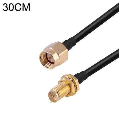 RG174 RF Coaxial Adapter Cable, Length: 30cm, 30cm RP-SMA Male to RP-SMA Female, 30cm RP-SMA Male to RP-SMA Male, 30cm RP-SMA Male to SMA Female, 30cm RP-SMA Male to SMA Male, 30cm SMA Male to SMA Female, 30cm SMA Male to RP-SMA Female...