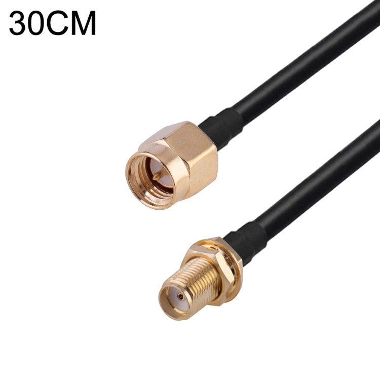 RG174 RF Coaxial Adapter Cable, Length: 30cm, 30cm RP-SMA Male to RP-SMA Female, 30cm RP-SMA Male to RP-SMA Male, 30cm RP-SMA Male to SMA Female, 30cm RP-SMA Male to SMA Male, 30cm SMA Male to SMA Female, 30cm SMA Male to RP-SMA Female...