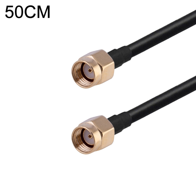 RG174 RF Coaxial Adapter Cable, Length: 50cm, 50cm RP-SMA Male to RP-SMA Female, 50cm RP-SMA Male to RP-SMA Male, 50cm RP-SMA Male to SMA Female, 50cm RP-SMA Male to SMA Male, 50cm SMA Male to SMA Female, 50cm SMA Male to RP-SMA Female...