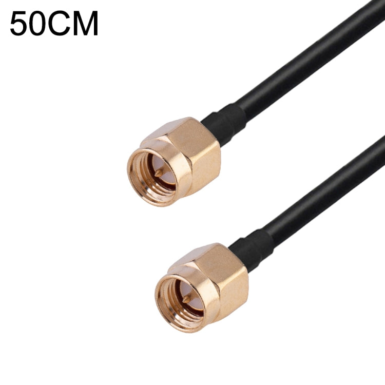 RG174 RF Coaxial Adapter Cable, Length: 50cm, 50cm RP-SMA Male to RP-SMA Female, 50cm RP-SMA Male to RP-SMA Male, 50cm RP-SMA Male to SMA Female, 50cm RP-SMA Male to SMA Male, 50cm SMA Male to SMA Female, 50cm SMA Male to RP-SMA Female...