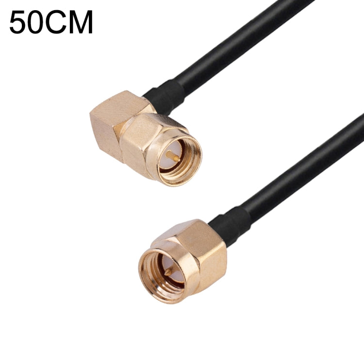 RG174 RF Coaxial Adapter Cable, Length: 50cm, 50cm RP-SMA Male to RP-SMA Female, 50cm RP-SMA Male to RP-SMA Male, 50cm RP-SMA Male to SMA Female, 50cm RP-SMA Male to SMA Male, 50cm SMA Male to SMA Female, 50cm SMA Male to RP-SMA Female...