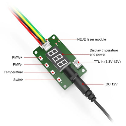 NEJE A40640 40W 450nm Laser Engraver Module Kits, A40640
