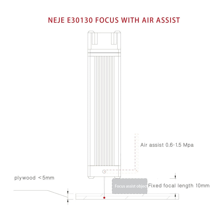 NEJE E30130 5.5W 450nm Laser Engraver Module Kits, E30130