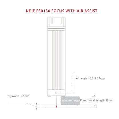 NEJE E30130 5.5W 450nm Laser Engraver Module Kits, E30130