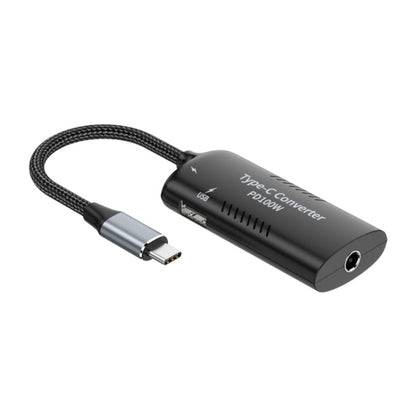 + Type-C + USB Female to Type-C Multifunction Apapter, DC5521 / 5525, DC7406, DC7909, Square Port