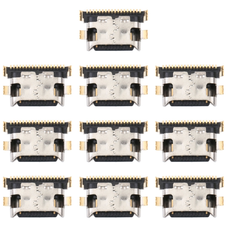 10 PCS Charging Port Connector, For Huawei Nova 7 5G/Honor 30, For Huawei Nova 8 Pro 5G/Honor V40 5G, For Xiaomi Pad 5/Pad 5 Pro/Redmi Note 11E Pro, For Xiaomi Redmi 10C/Redmi 10 India/Redmi Note 11E/Redmi Note 11S