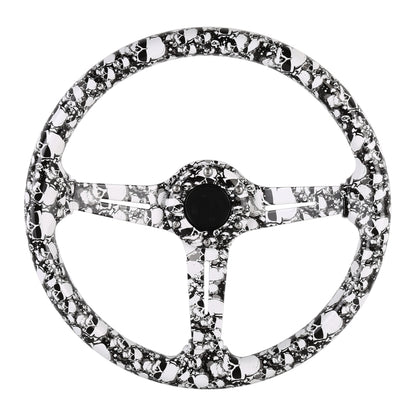 35cm Car Racing Graffiti ABS Steering Wheel