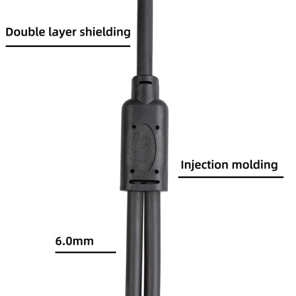 XK303MMF-10  3pin XLR Female to Dual XLR  Male Audio Cable, Length: 1m, XLR F to 2 x XLR M