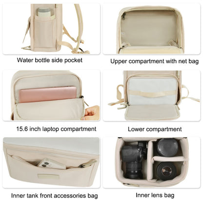 CADeN Multifunctional Photography Shoulders Digital Bag Portable Camera Backpack, 28.5 x 14 x 42cm