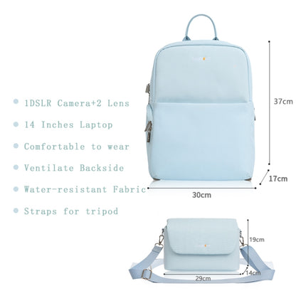 Cwatcun D75 Camera Backpacks Large Shockproof Cameras Lens Bags, 37 x 30 x 17cm