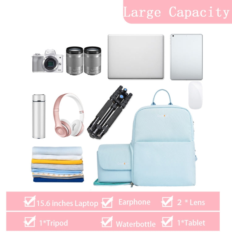Cwatcun D75 Camera Backpacks Large Shockproof Cameras Lens Bags, 37 x 30 x 17cm