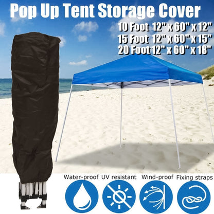 210D Oxford Cloth Outdoor Tent Waterproof Dust Cover, 30x30x153cm, 30x38x153cm, 30x46x153cm