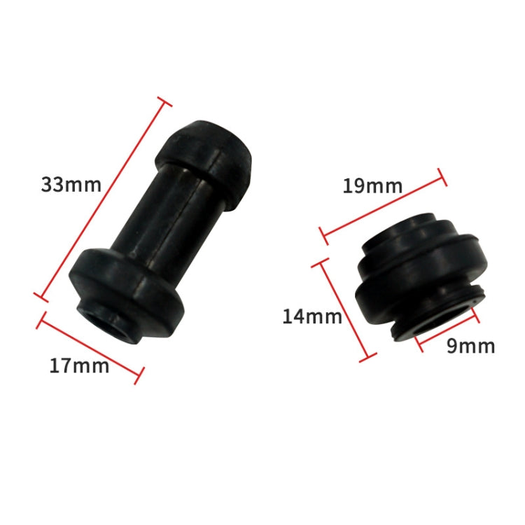 20 Sets Motorcycle Scooter Brake Upper Lower Pump Caliper Shock Absorber Sleeve Dust Covers, Shock Absorber Sleeve