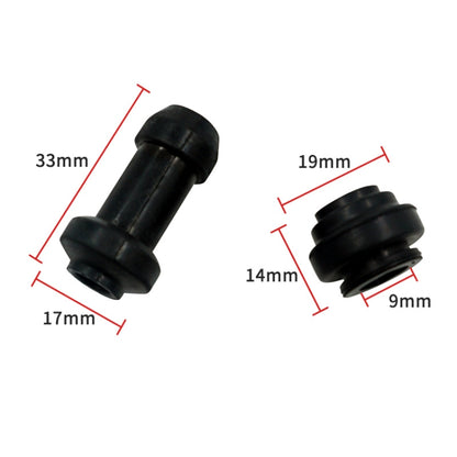 20 Sets Motorcycle Scooter Brake Upper Lower Pump Caliper Shock Absorber Sleeve Dust Covers, Shock Absorber Sleeve