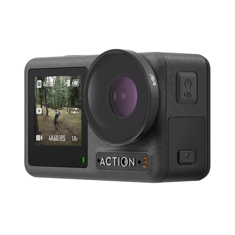 JSR LS Lens Filter For DJI Osmo Action 3 / GoPro Hero11 Black / HERO10 Black / HERO9 Black, ND8, ND16, ND32, ND64, ND1000, ND8PL, ND16PL, ND32PL, ND64PL