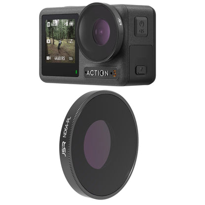 JSR LS Lens Filter For DJI Osmo Action 3 / GoPro Hero11 Black / HERO10 Black / HERO9 Black, ND8, ND16, ND32, ND64, ND1000, ND8PL, ND16PL, ND32PL, ND64PL