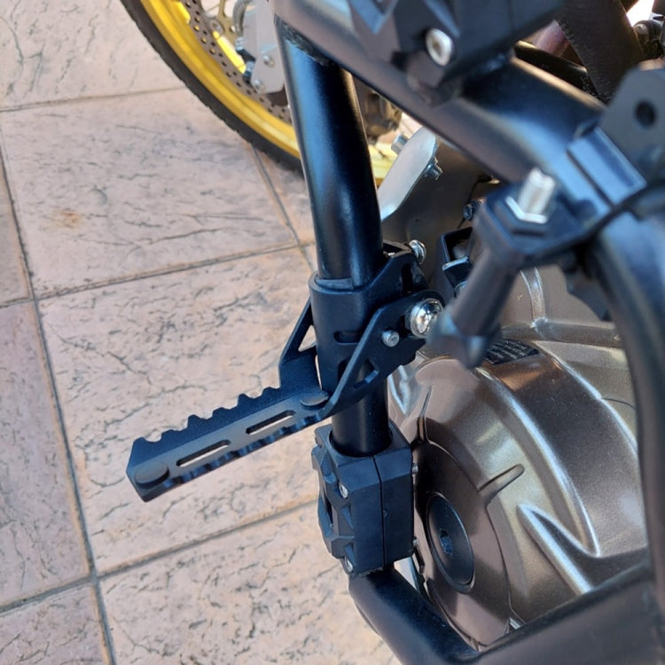 For BMW R1250GS R1200 GS ADV Motorcycle 22-25mm Front Folding Foot Pegs Footrests Clamps