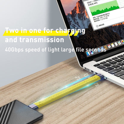 100W 10Gbps USB to USB-C/Type-C FPC Flexible Data Cable, Length: 13.8cm, 10Gbps USB to USB-C/Type-C